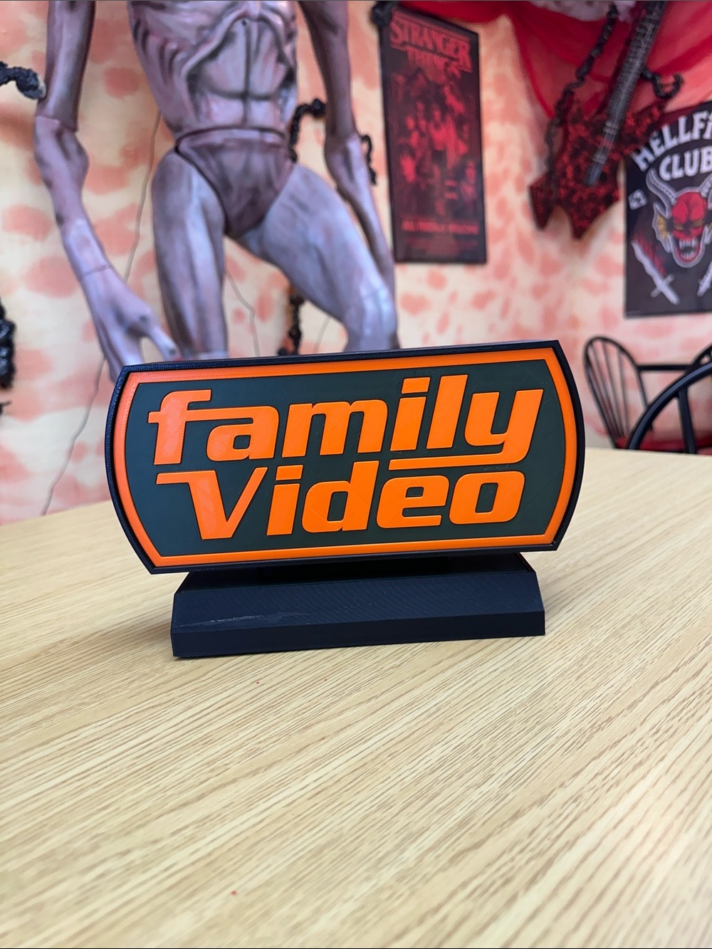 Family Video Light Up Medium Duty Lightbox Sign